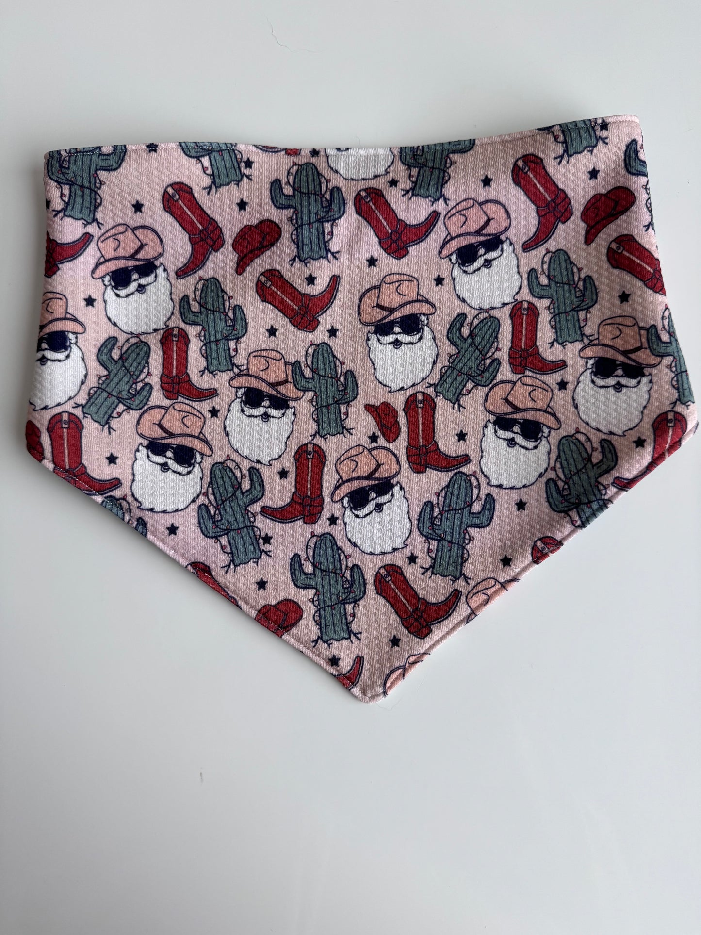 Cowboy Santa and Christmas Cows Reversible