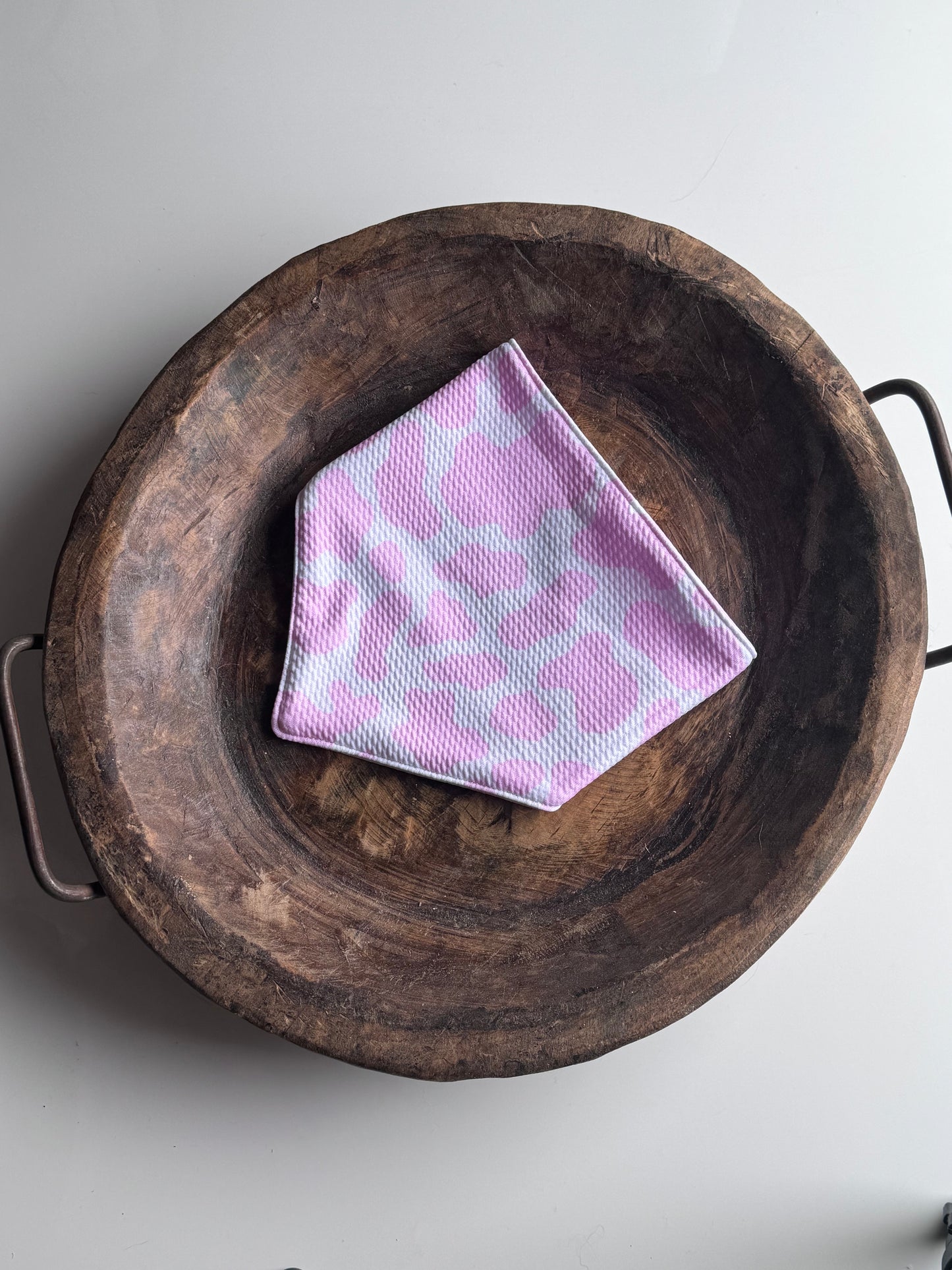 Pink Cow Print